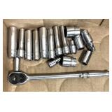 Snap-on 1/4" socket set