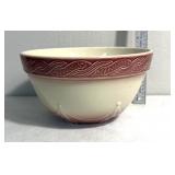 Longaberger pottery bowl 11"