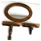 Wall hanging shelves/mirror