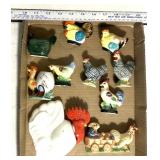 Vintage chicken and other salt and pepper