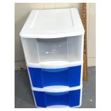 3 stackable, plastic organizers, sterilite