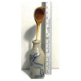 Wisconsin pottery Columbus WI 1985 stoneware