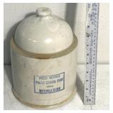 Vintage redwing stoneware top/feeder