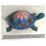Vintage metal turtle decor