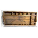 Primitive Wood organizer/tool caddy