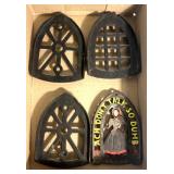 Vintage cast iron holders