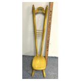 vintage maple step stool features distinctive