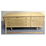 Vintage blonde chest/cabinet