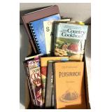 Vintage cookbooks and pamphlets