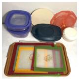 Storage containers/Lazy Susan/cutting boards