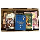 Vintage cookbooks and pamphlet