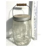 Vintage glass Jar