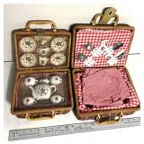 Miniature gingerbread man tea set/other picnic