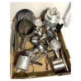 Vintage kitchen utensils-coffee pot w/percolator
