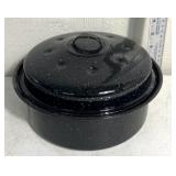 Enamel roasting pan