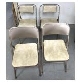 Retro Samsonite folding chairs, no tears 2 styles