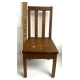 Vintage wooden chair, some marks