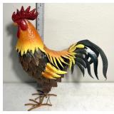 Metal rooster figurine/decor