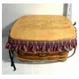 Longaberger basket w/ lid