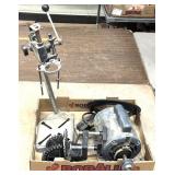 Pulley motor with electric switch/drill press