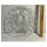Glass serving tray