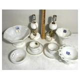 Anchor hocking milk glassware