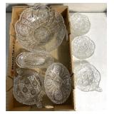 Crystal themed decorative glass