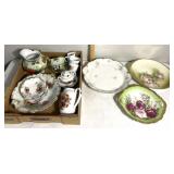 Floral themed serviceware-China pieces