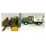 Vintage nylint farm truck & trailers