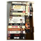 Variety of VHS tapes