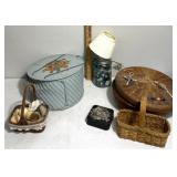 Sewing and other home decor-button lamp