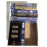VHS tapes ET-Star Wars