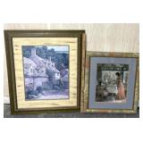 2 framed prints