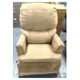 Swivel reclining chair some wear