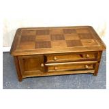 Coffee table with drawers