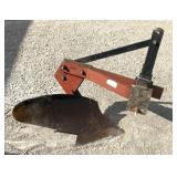 One bottom plow with three-point hitch