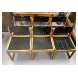 6 mid-century chairs