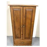 Bookcase cabinet with doors 29 x 21 x 56"