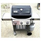 Weber LP grill with tank