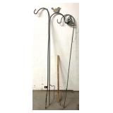 Shepherds hooks plant holders
