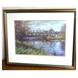 pastel landscape by artist Carol Gaustod depicts
