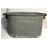 Galvinized steel tub