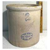2 Gal.Redwing Crock stoneware