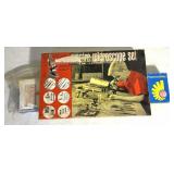 Microscope set / slides