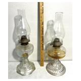 2 oil lamps