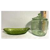 Green glassware