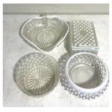 Hobnail glassware