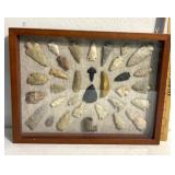 Large variety of arrowheads