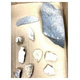 Fossils/arrowhead/other