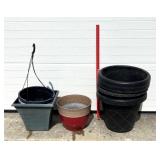 Outdoor plastic  planter pots